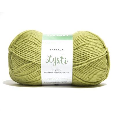 Lankava Lysti sukkalanka 100g - Pistaasi
