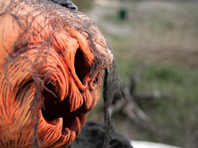 Kurpitsahirviö 50cm, animoitu halloweenhahmo