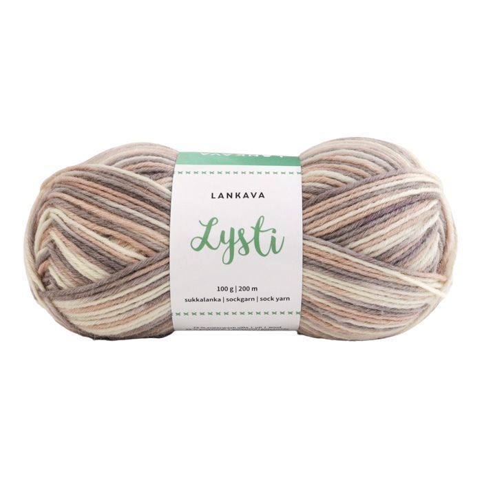 Lankava Lysti sukkalanka 100g - Untuva