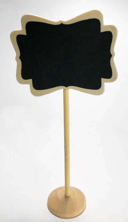 Liitutaulukyltti omalla jalustalla