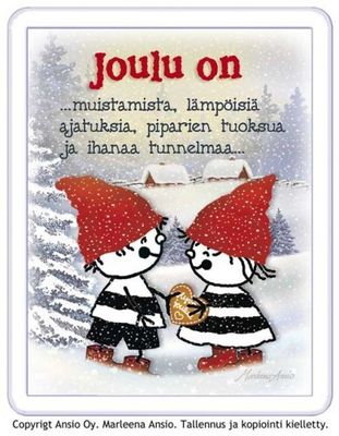 Magneetti: joulukaverit