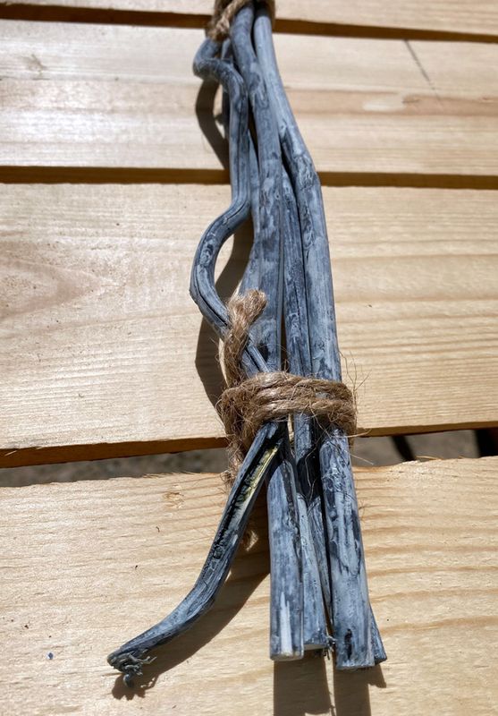 Luonnonoksat, valkaistu nippu 30cm