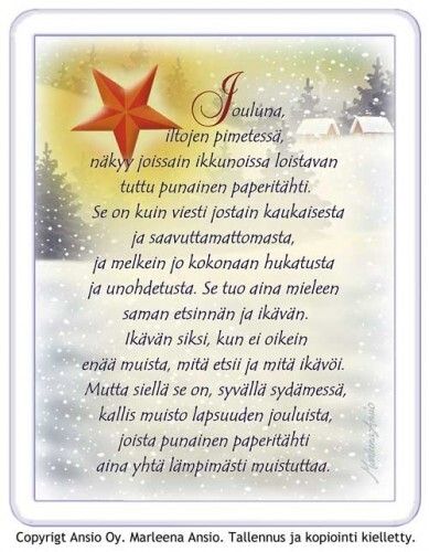 Magneetti: jouluteksti