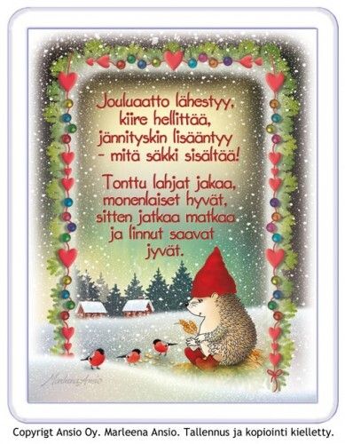 Magneetti: jouluviesti