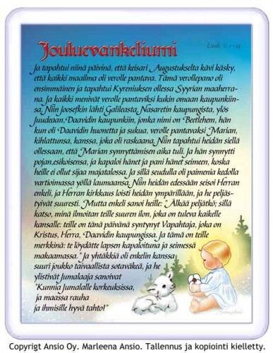 Magneetti jouluevankeliumi