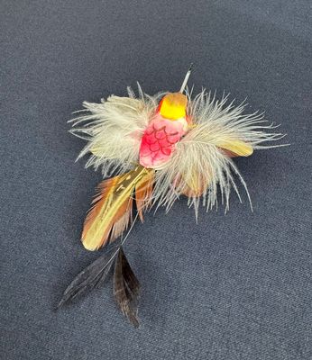 Koristelintu kolibri, keltainen/pinkki