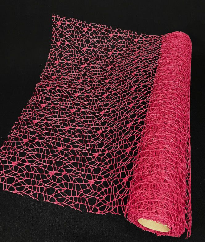 Koristemesh 50cm/5m, viininpunainen