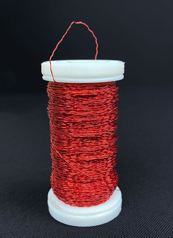 Koristerautalanka 40g, punainen