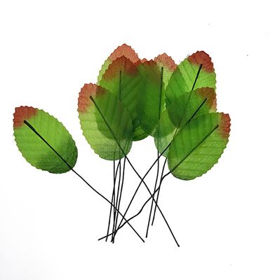 Koristelehdet 10kpl, vihreä/punaruskea