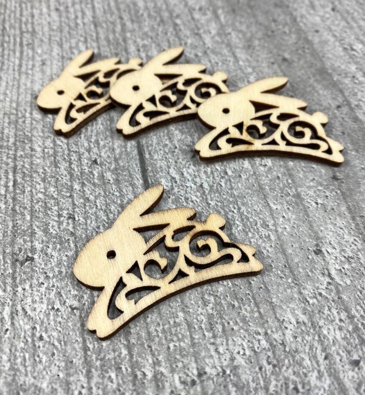 Koristepupu loikkaava, vaneria 4kpl Koristepupu loikkaava, vaneria 4kpl