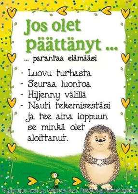 Kortti Marleena Ansio: Jos olet päättänyt...