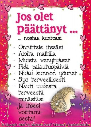 Kortti Marleena Ansio: Jos olet päättänyt...