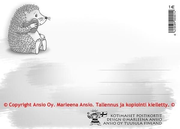 Kortti Marleena Ansio: kiireinen siili