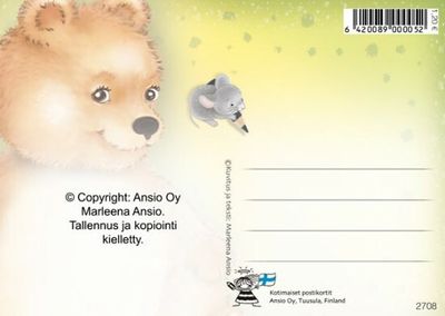Kortti Marleena Ansio: nalle