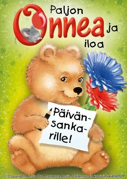 Kortti Marleena Ansio: nalle