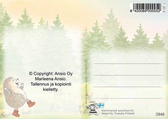 Kortti Marleena Ansio: suloiset siilit