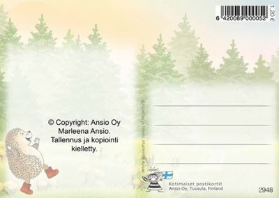 Kortti Marleena Ansio: suloiset siilit