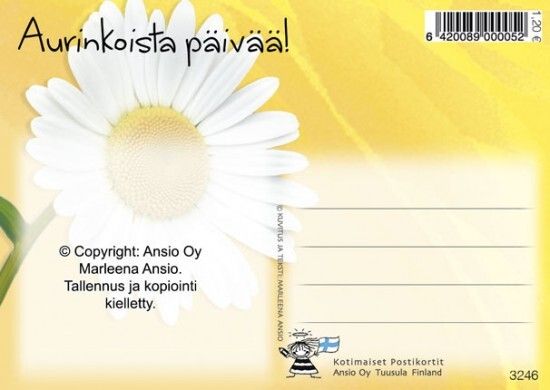 Kortti Marleena Ansio: tervehdys siili
