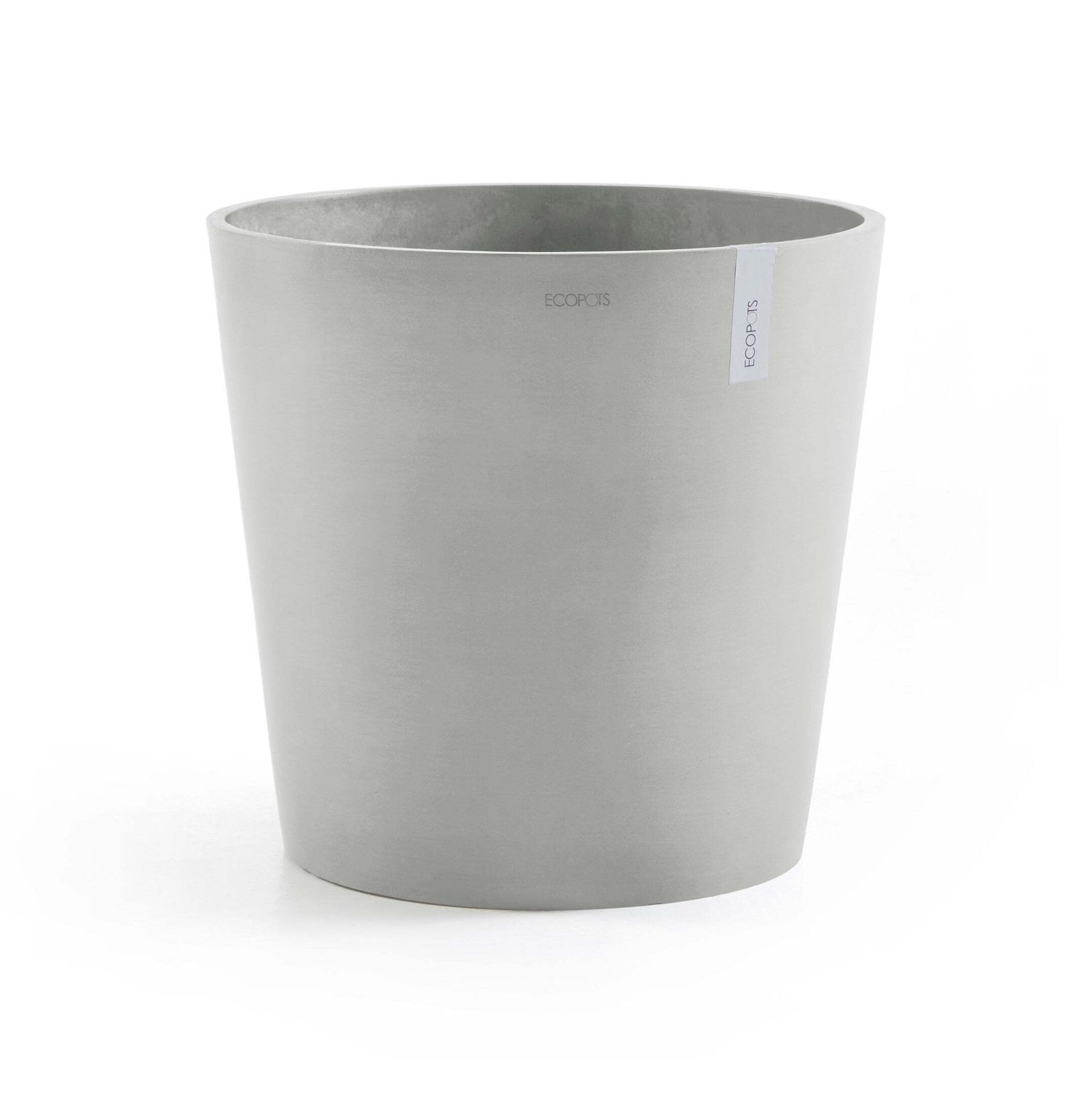 Kukkaruukku Amsterdam 50cm valkoharmaa