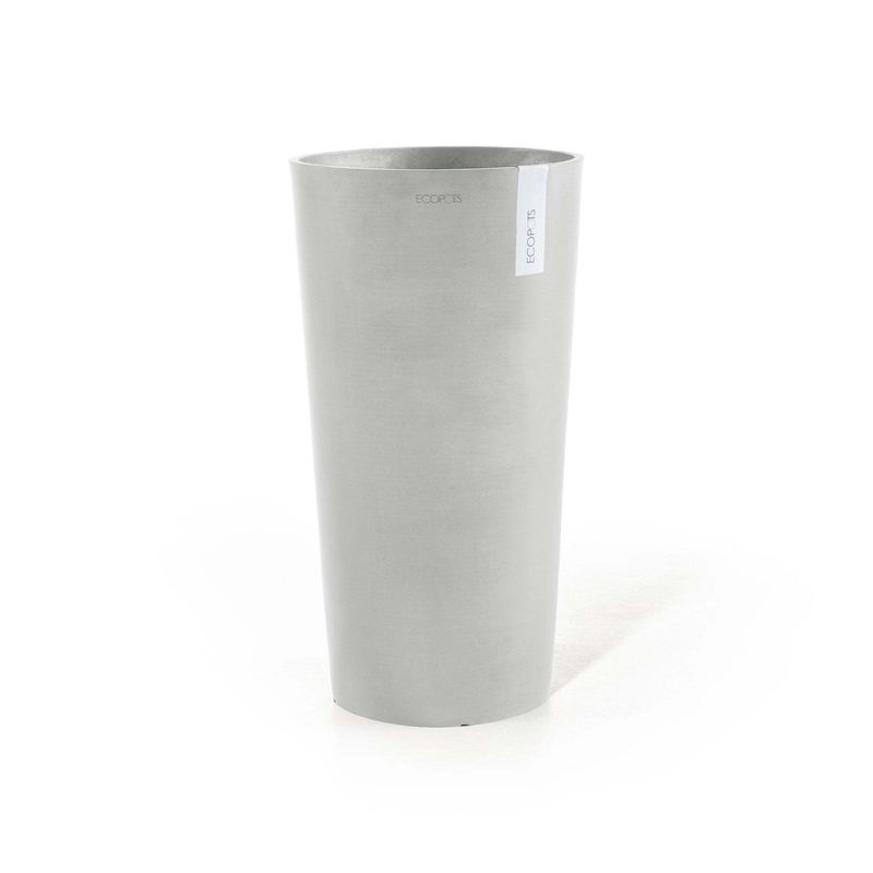 Kukkaruukku Amsterdam keskikorkea 66cm valkoharmaa