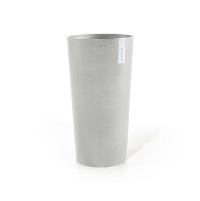 Kukkaruukku Amsterdam korkea 90cm valkoharmaa