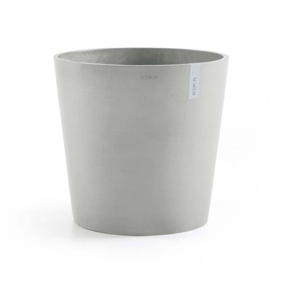 Kukkaruukku Amsterdam 60cm valkoharmaa