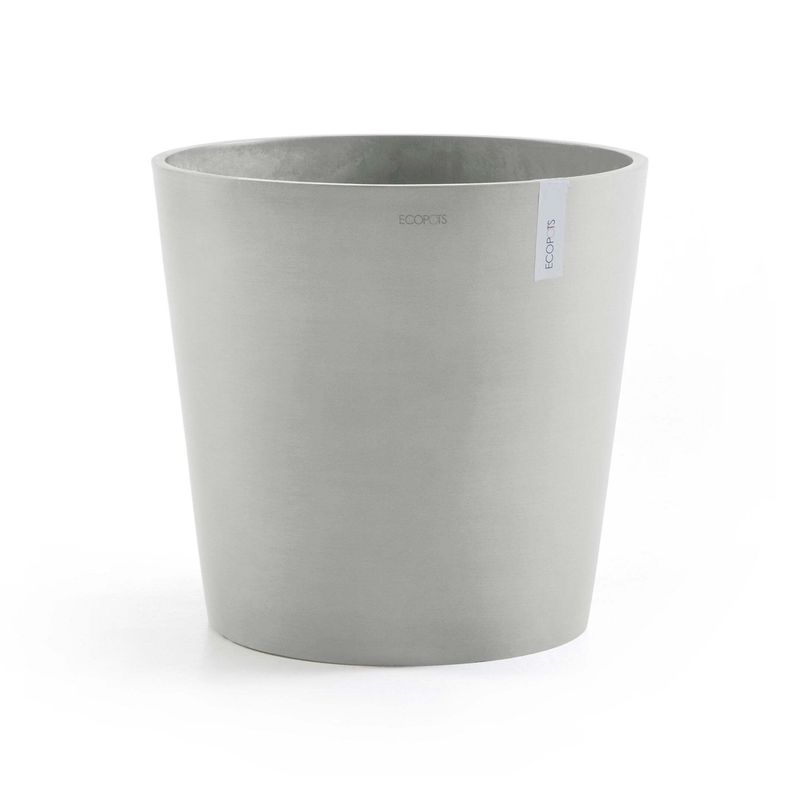 Kukkaruukku Amsterdam 60cm valkoharmaa