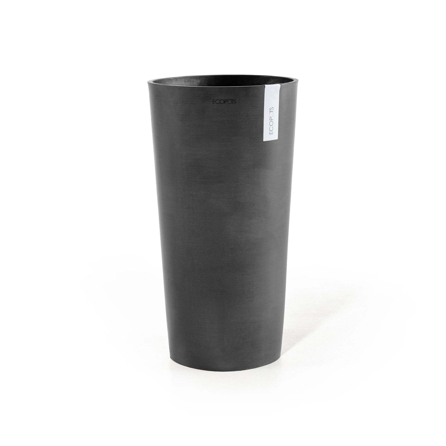 Kukkaruukku Amsterdam korkea 90cm tummanharmaa