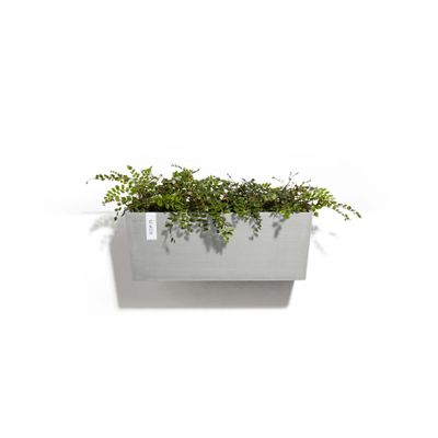 Kukkaruukku Bruge ripustettava 55cm valkoharmaa