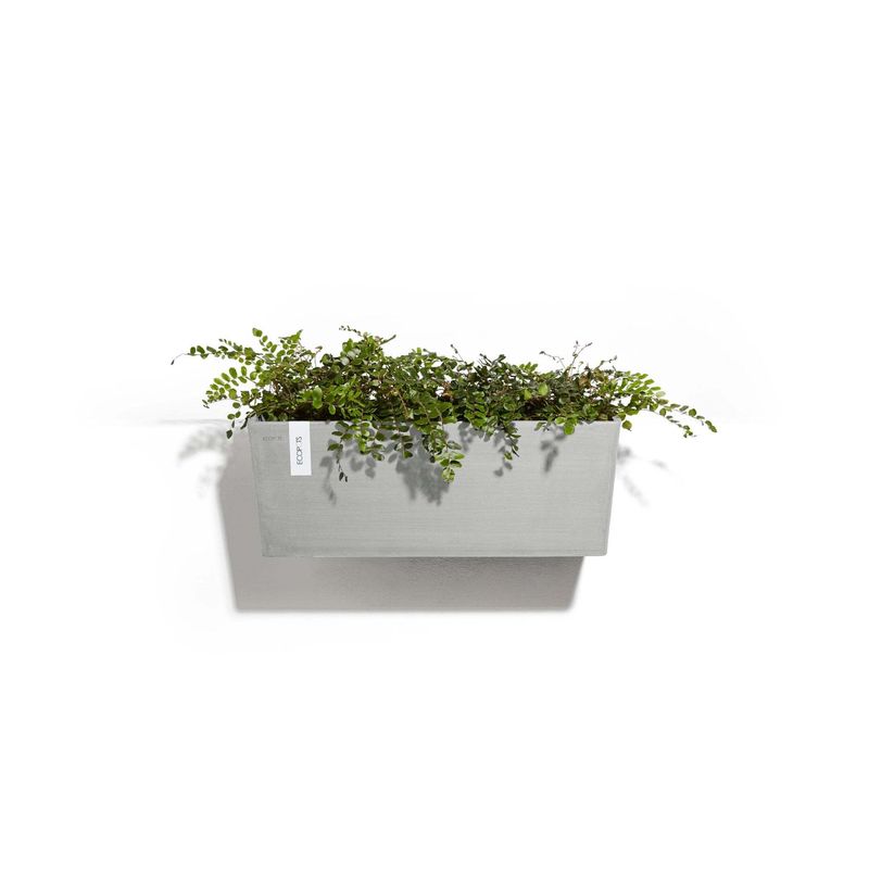 Kukkaruukku Bruge ripustettava 55cm valkoharmaa