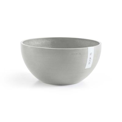 Kukkaruukku Brysseli 25cm valkoharmaa