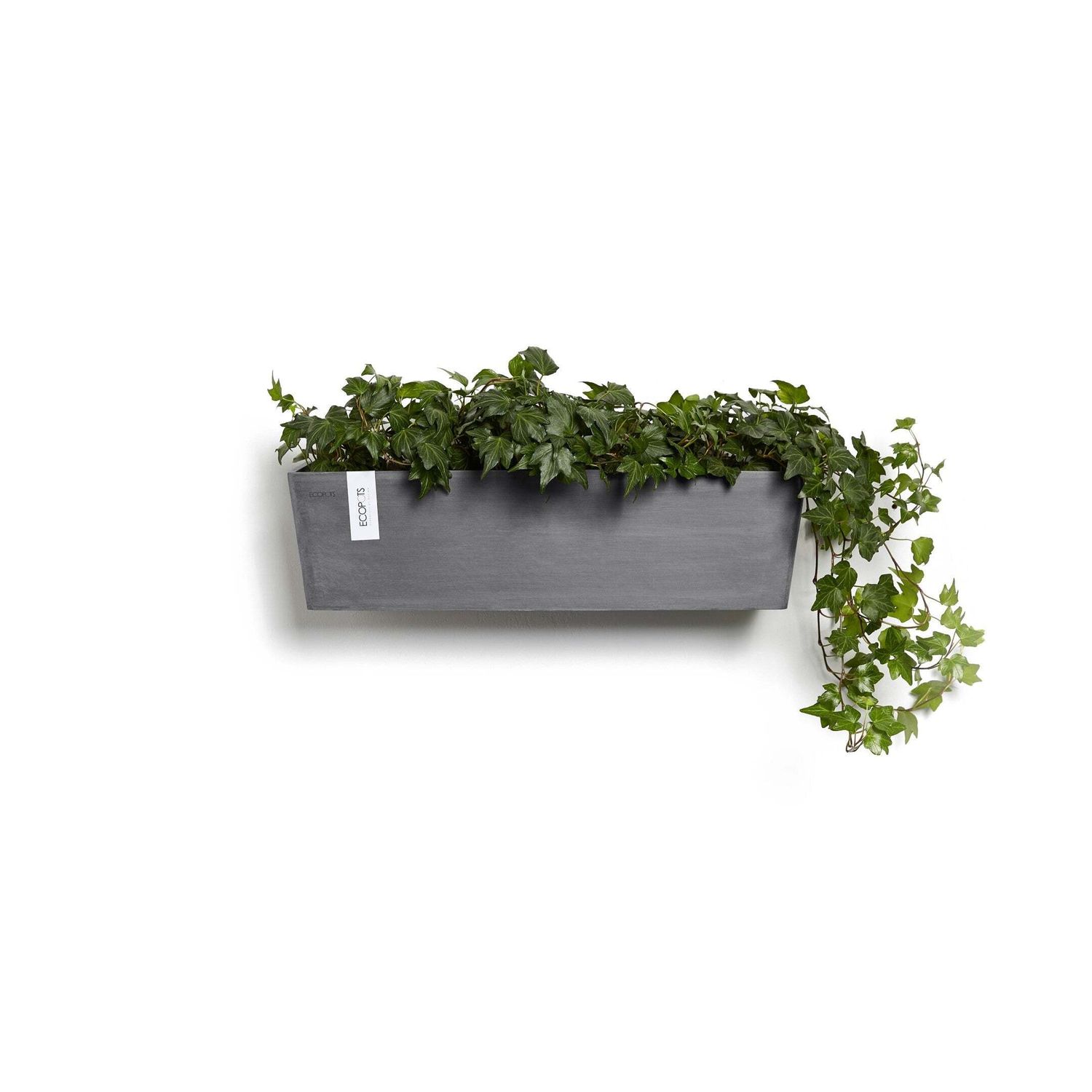 Kukkaruukku Manhattan seinälle 55cm harmaa