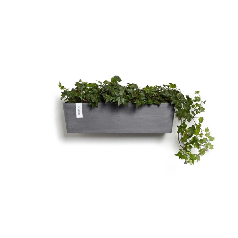Kukkaruukku Manhattan seinälle 55cm harmaa
