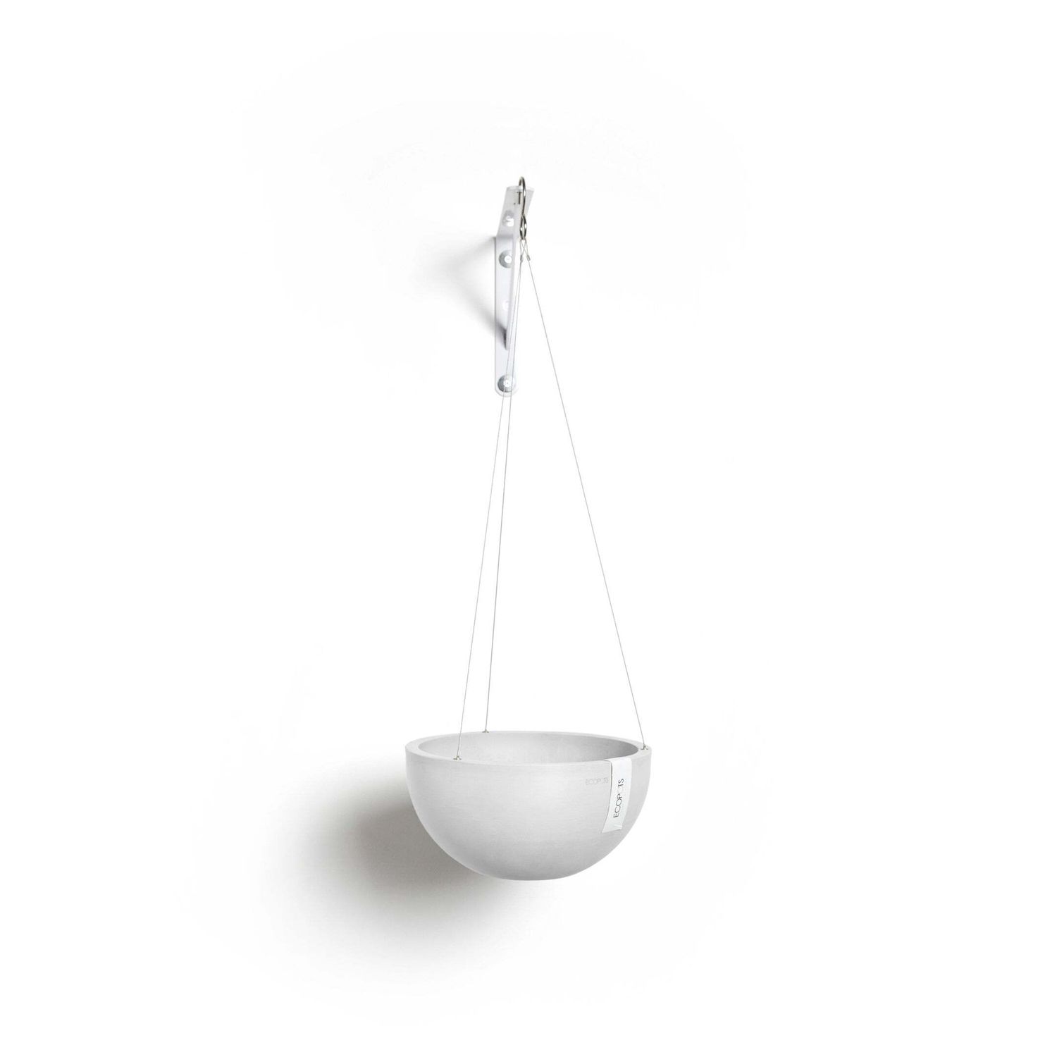 Kukkaruukku Brysseli ripustettava 27cm valkoinen