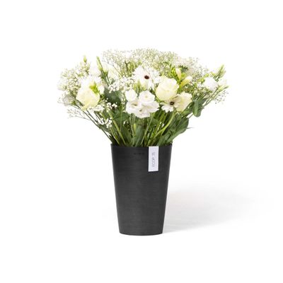 Kukkaruukku Pisa 14cm tummanharmaa