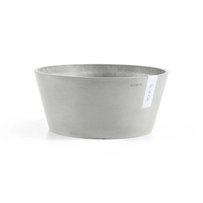 Kukkaruukku Frankfurt 30cm valkoharmaa