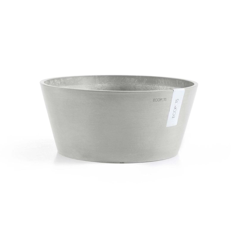 Kukkaruukku Frankfurt 30cm valkoharmaa