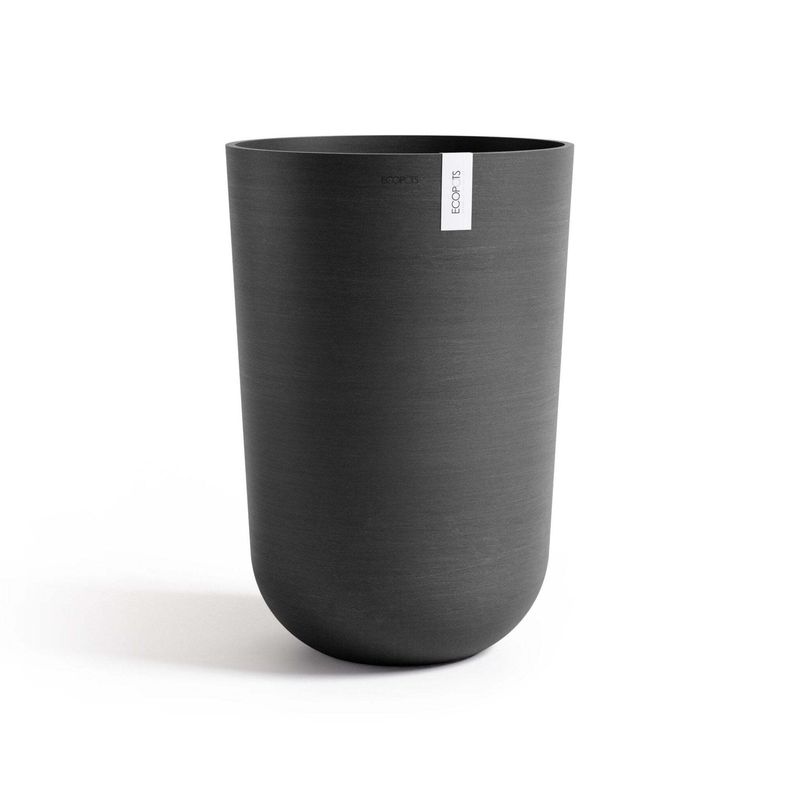 Kukkaruukku Oslo korkea 52cm tummanharmaa
