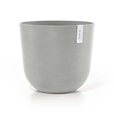 Kukkaruukku Oslo 45cm valkoharmaa