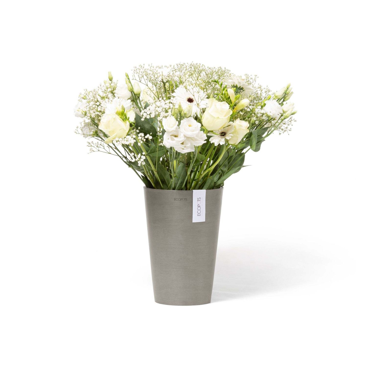 Kukkaruukku Pisa 17,5cm taupe