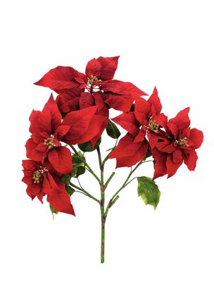 Joulutähti tekokukkaoksa 60cm