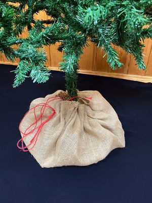 Juuttipussi kuusenjalalle/ruukulle 90cm