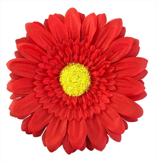Gerbera tekokukkapää, punainen