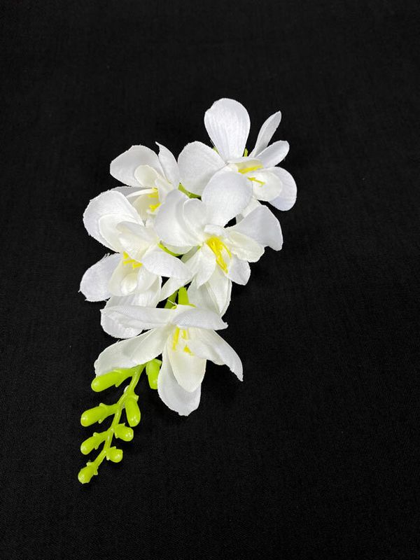 Freesia tekokukkaosa, valkoinen