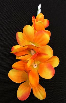 Oranssi tekokukka freesia kukkaosa