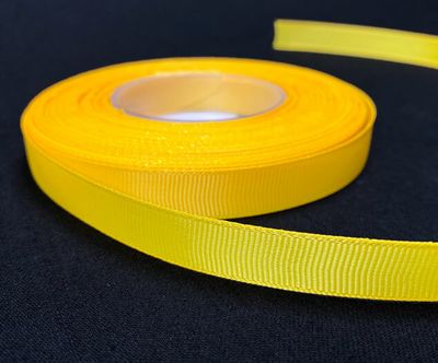 Grosgrain nauha 1,2cm/1m, keltainen