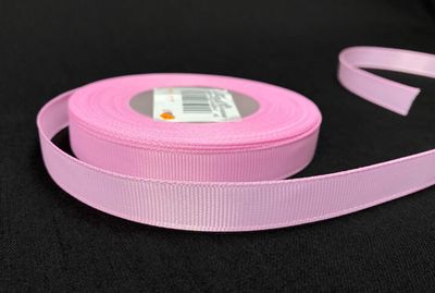 Grosgrain nauha 1,2cm/4m, vaaleanpunainen