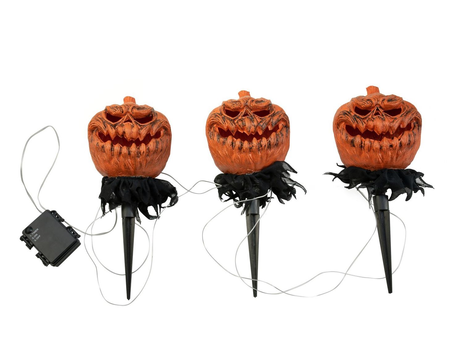 Halloweenkurpitsat valoilla, 3:n kurpitsan sarja