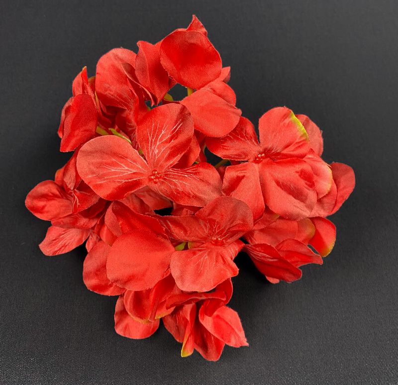 Hortensia tekokukkapää, punainen