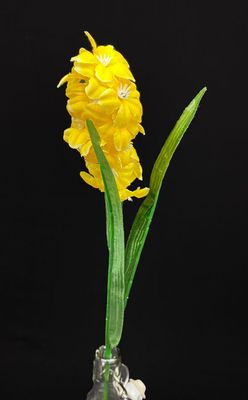 Hyasintti keltainen tekokukka